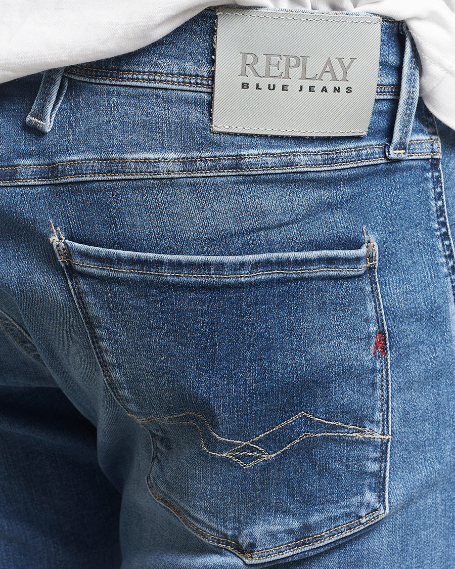 Herre | Jeans | Replay | Anbass Hyperflex Original Jeans Medium Blue