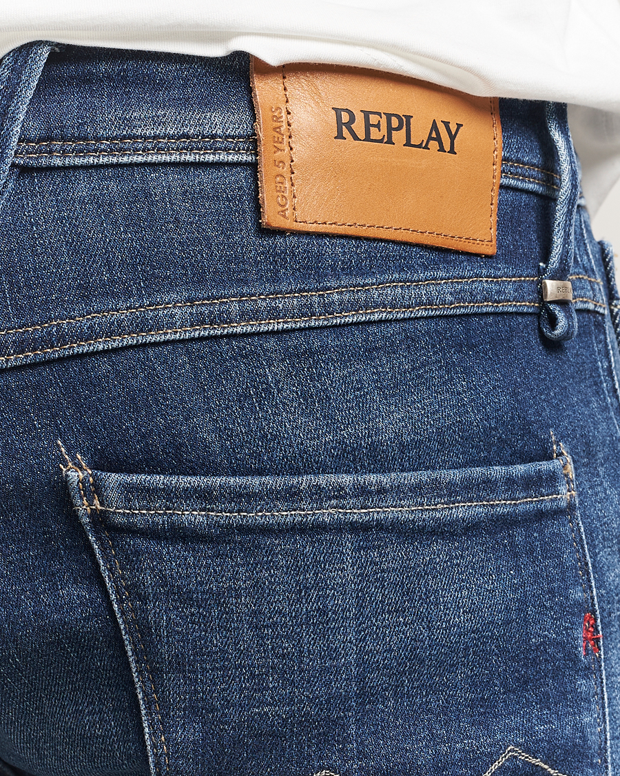Herre | Jeans | Replay | Anbass 5 Years Wash Jeans Dark Blue