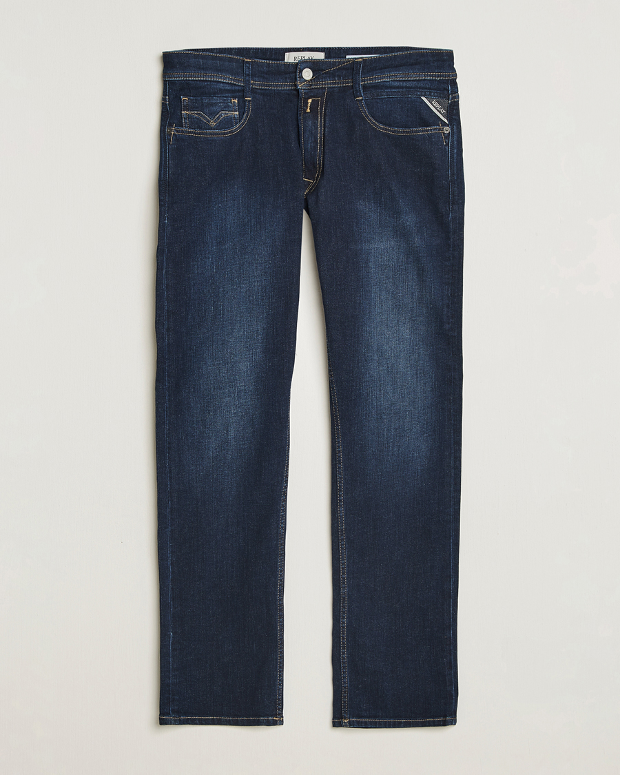 Herre | Jeans | Replay | Rocco Comfort Fit Stretch Jeans Dark Blue
