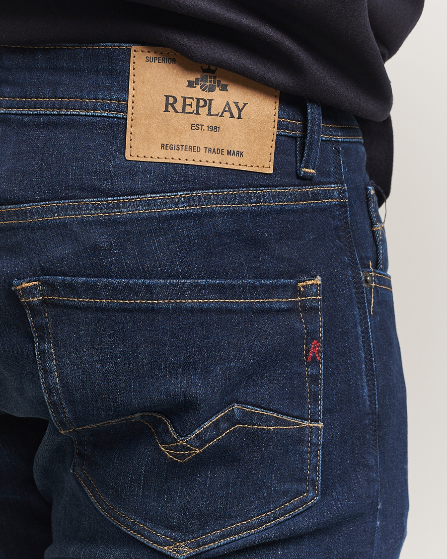 Herre | Jeans | Replay | Rocco Comfort Fit Stretch Jeans Dark Blue