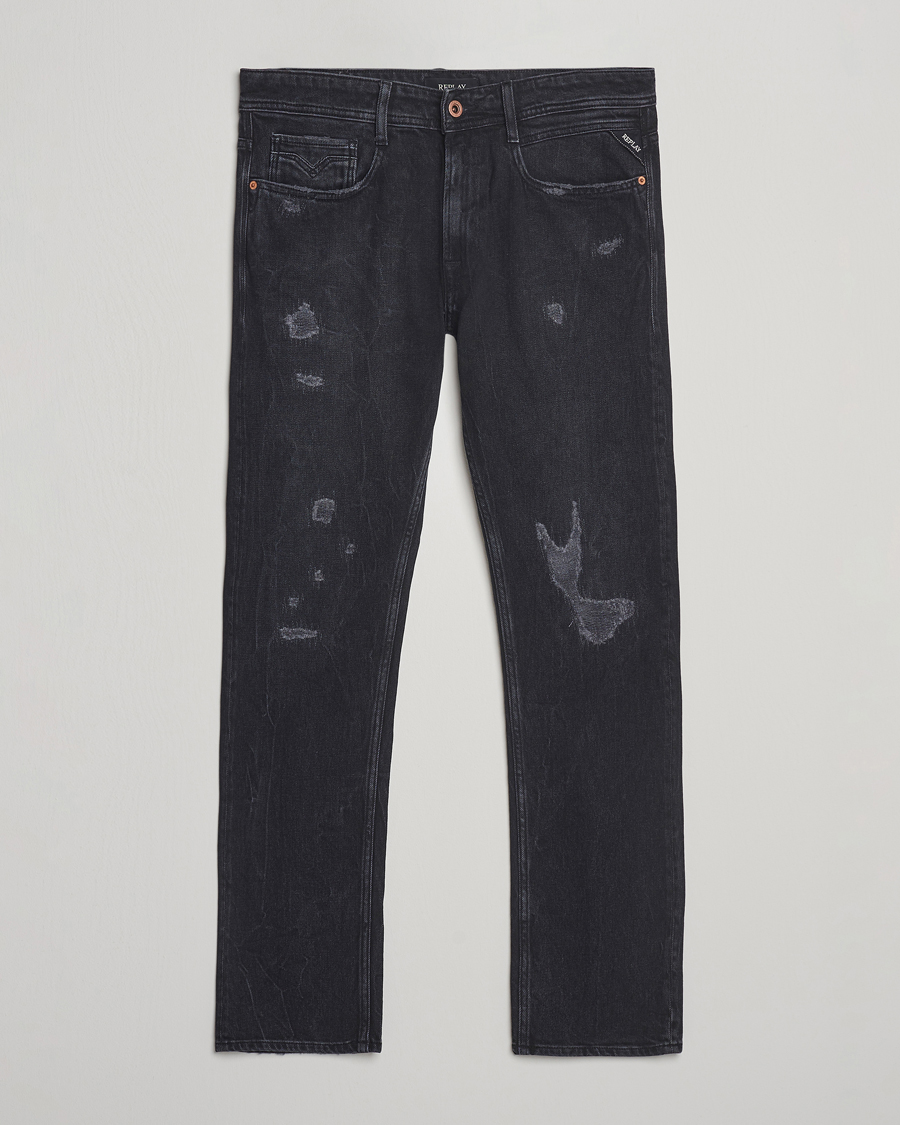 Herre | Jeans | Replay | Rocco Comfort Fit Stretch Jeans Washed Black