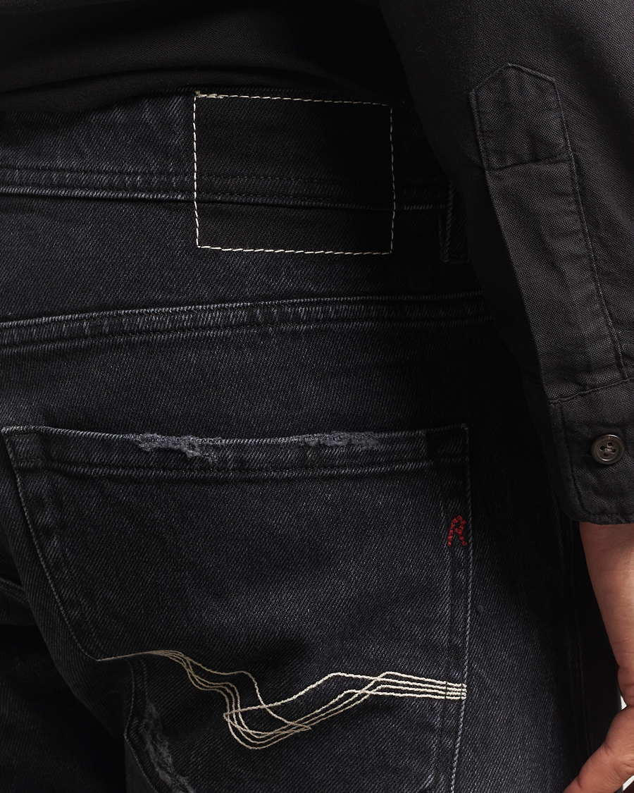 Herre | Jeans | Replay | Rocco Comfort Fit Stretch Jeans Washed Black