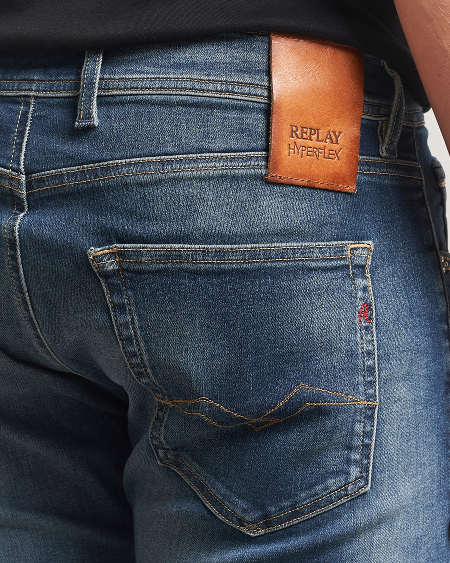 Herre | Jeans | Replay | Grover Hyperflex Dust Jeans Medium Blue