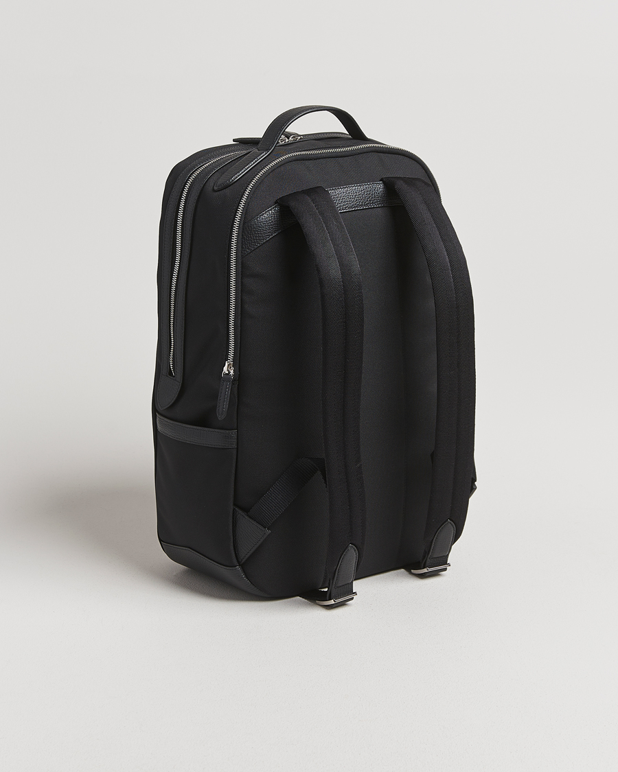 Herre | Vesker | Smythson | Canvas Norton Backpack Black
