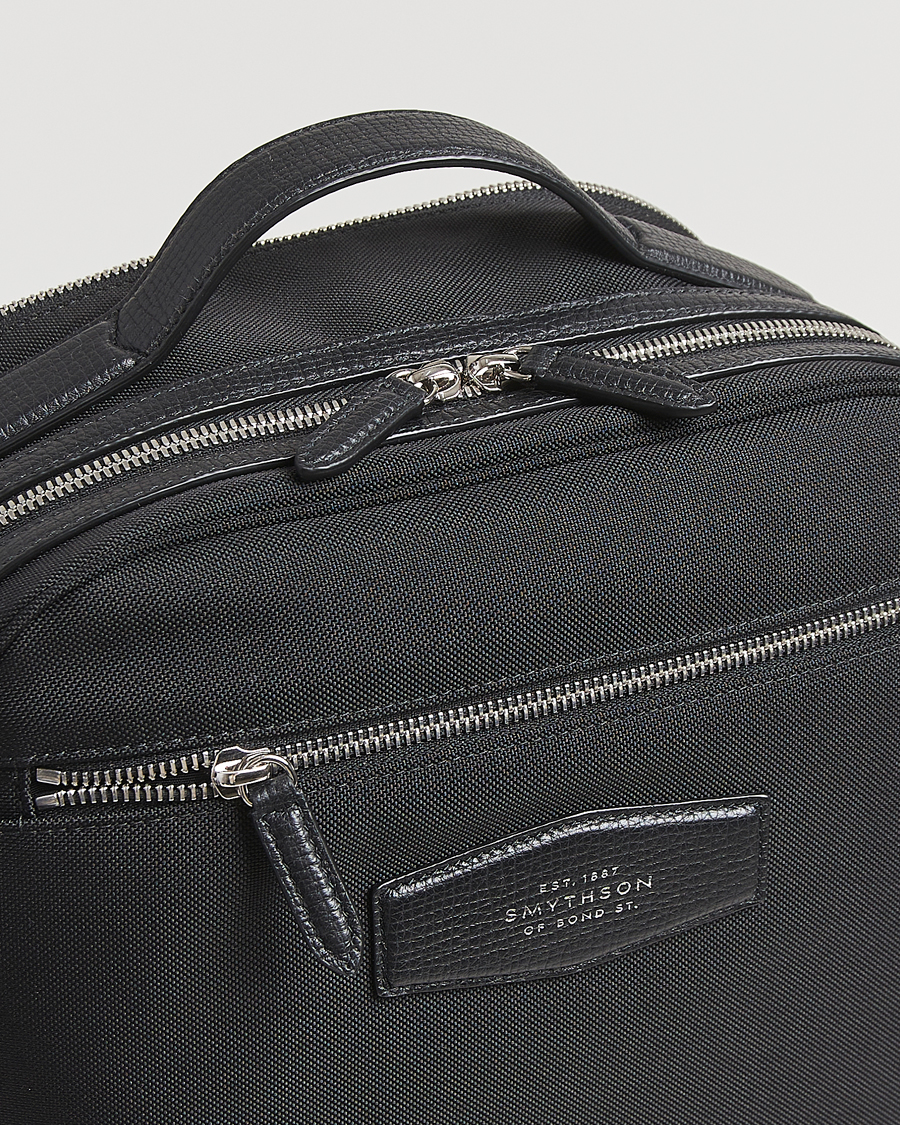 Herre | Vesker | Smythson | Canvas Norton Backpack Black