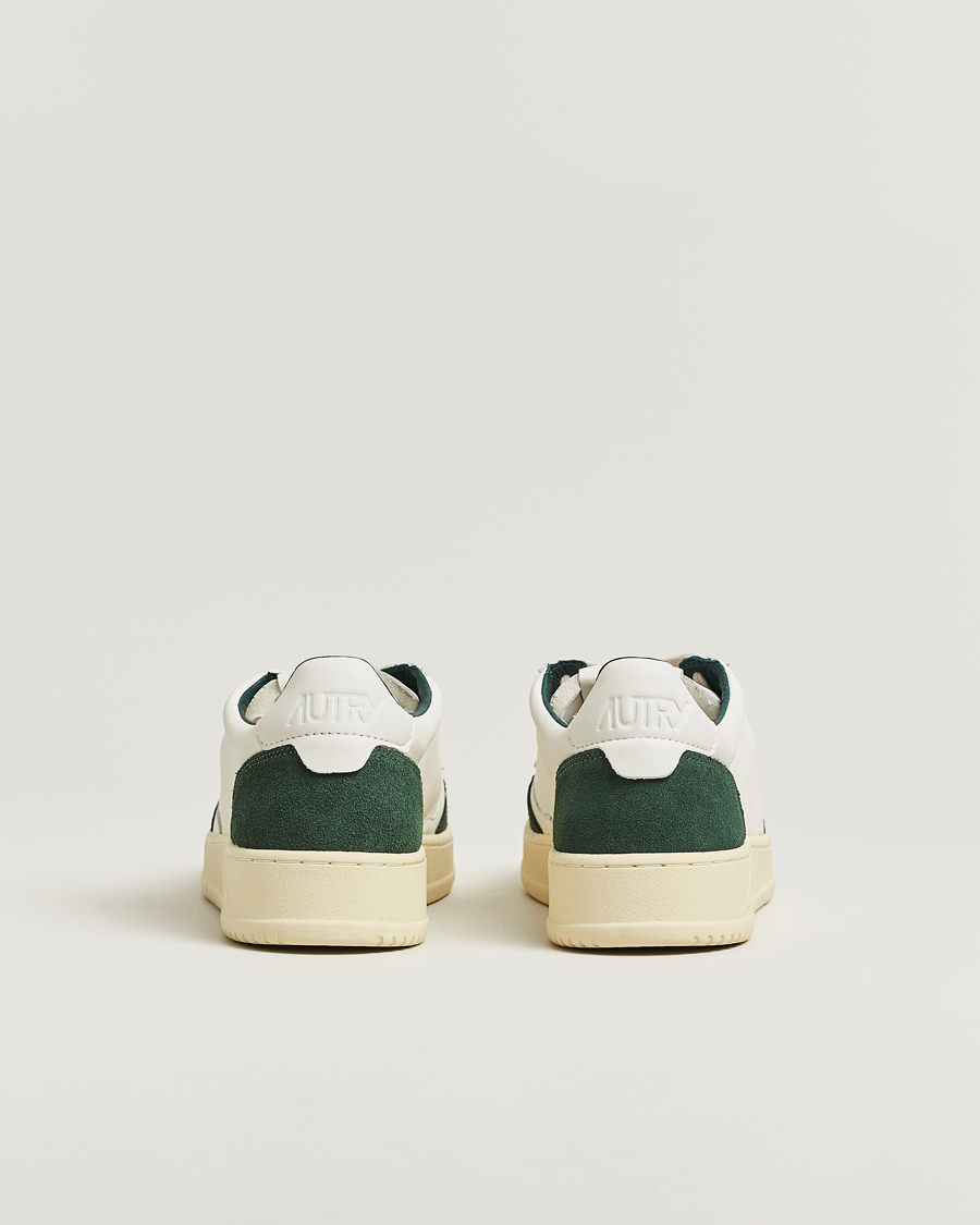 Herre | Sneakers | Autry | Medalist Low Sneaker White/Bottle Green