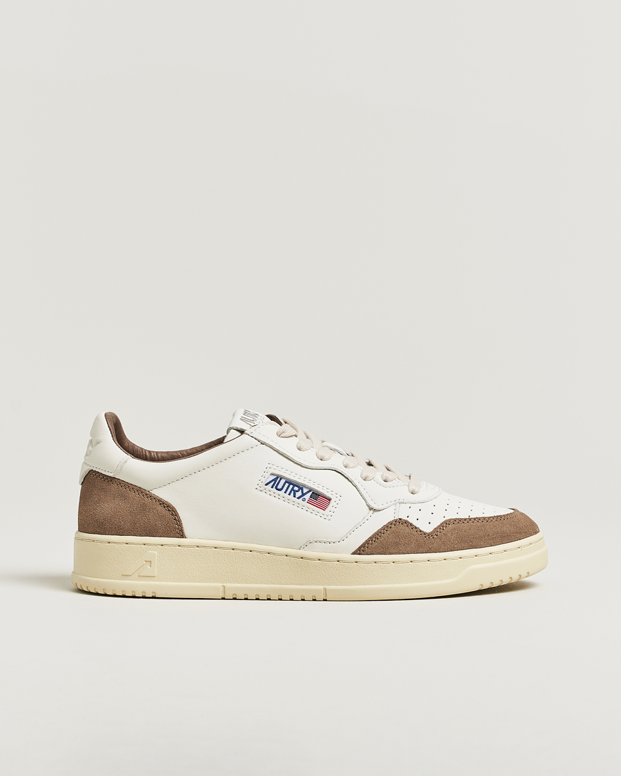 Herre | Sneakers | Autry | Medalist Low Sneaker White/Tobacco
