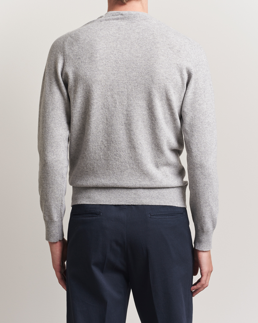 Herre | Gensere | Altea | Wool/Cashmere Crew Neck Pullover Light Grey