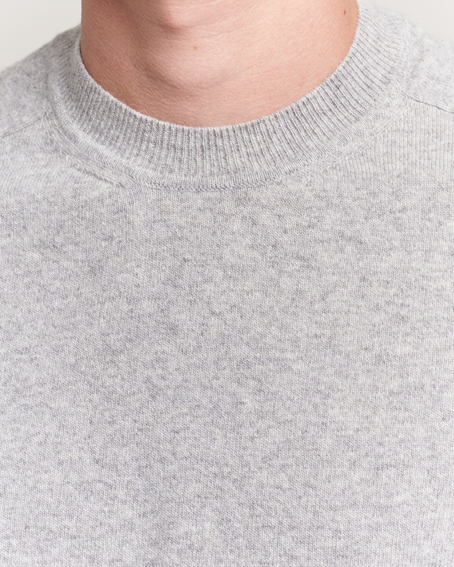 Herre | Gensere | Altea | Wool/Cashmere Crew Neck Pullover Light Grey