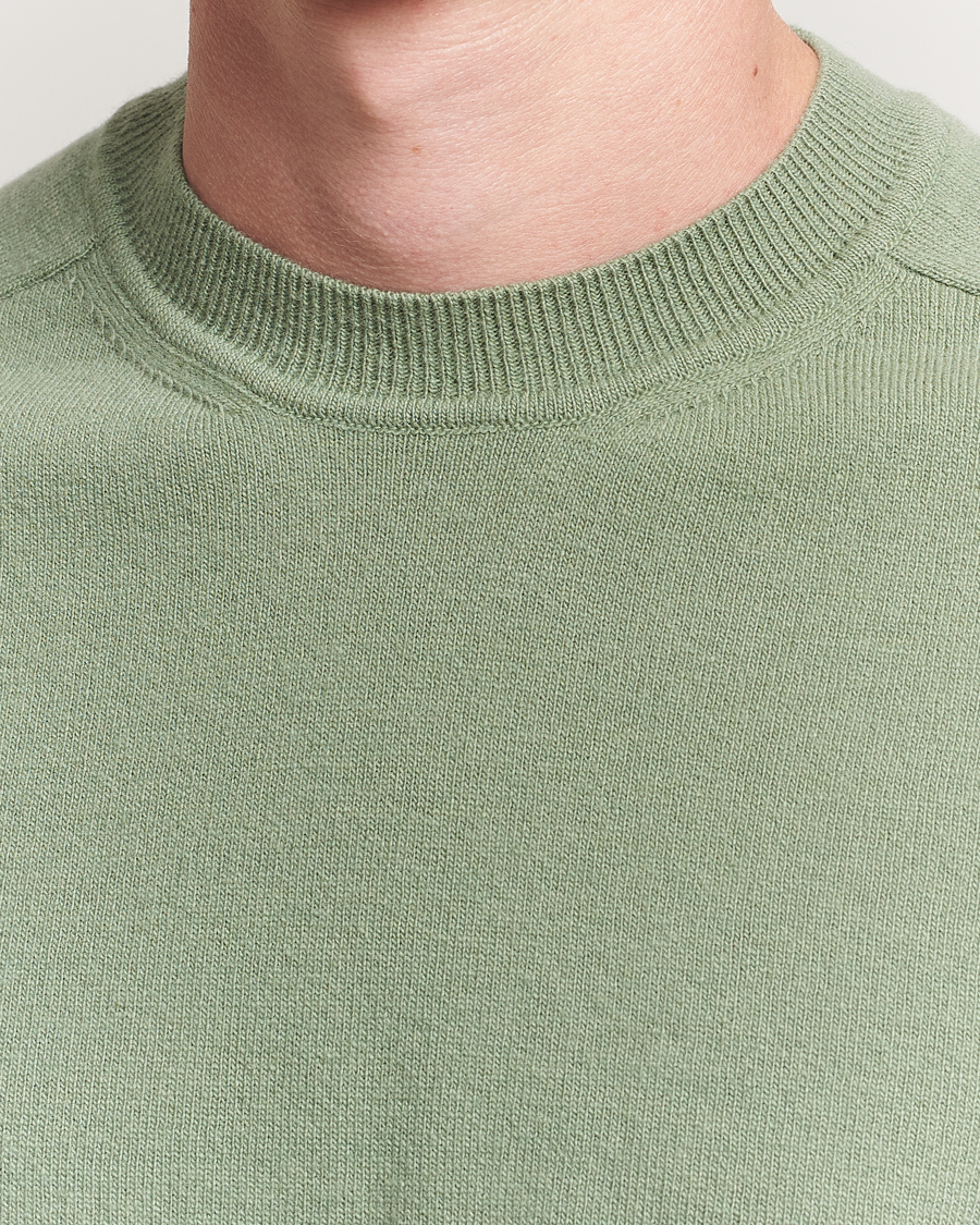 Herre | Gensere | Altea | Wool/Cashmere Crew Neck Pullover Green