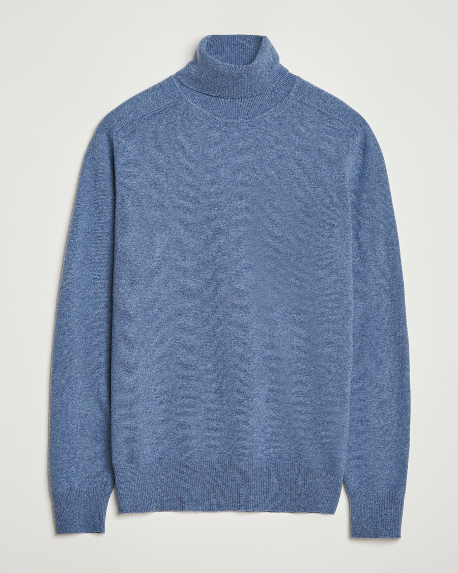 Herre | Gensere | Altea | Wool/Cashmere Rollneck Blue