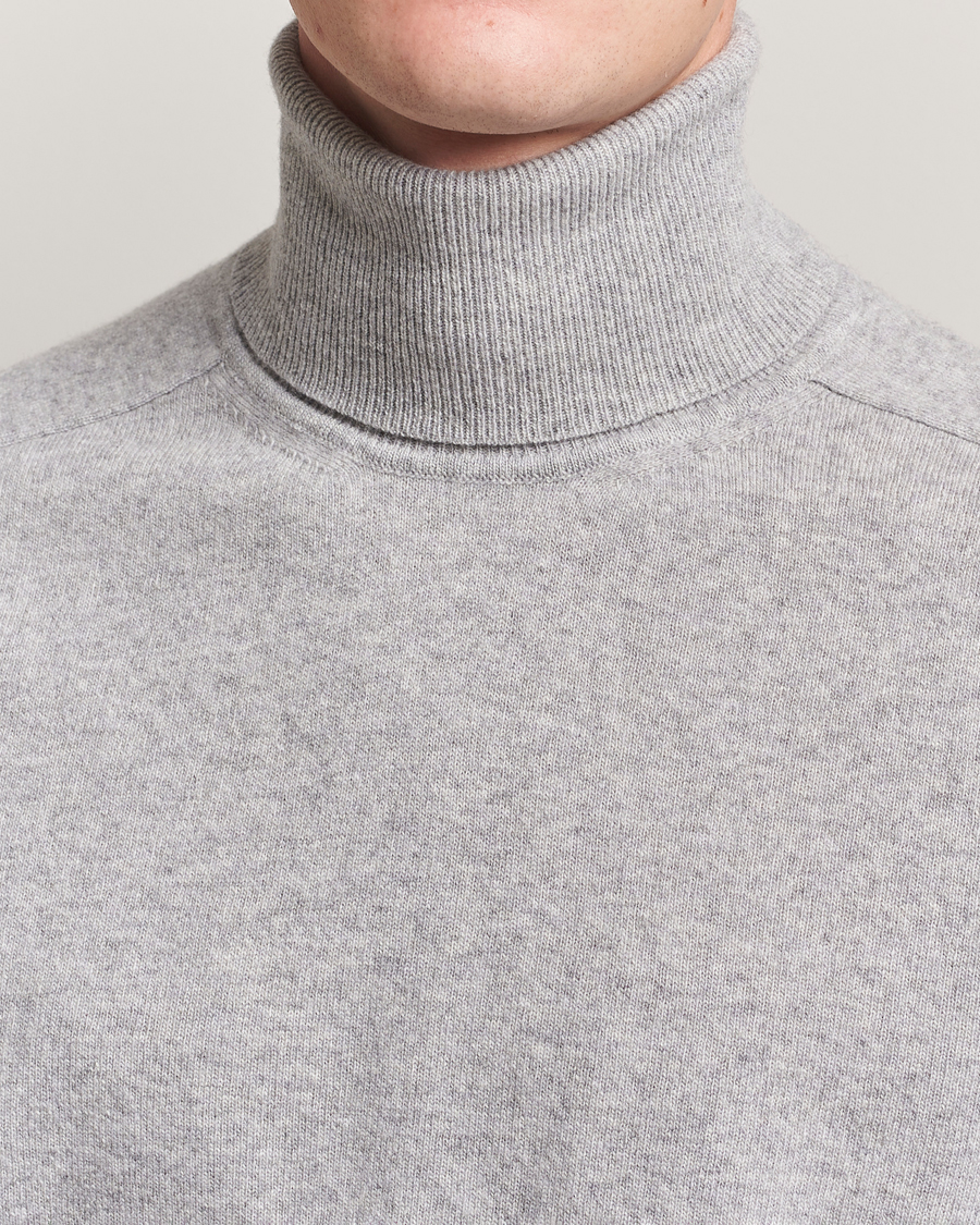 Herre | Gensere | Altea | Wool/Cashmere Rollneck Light Grey