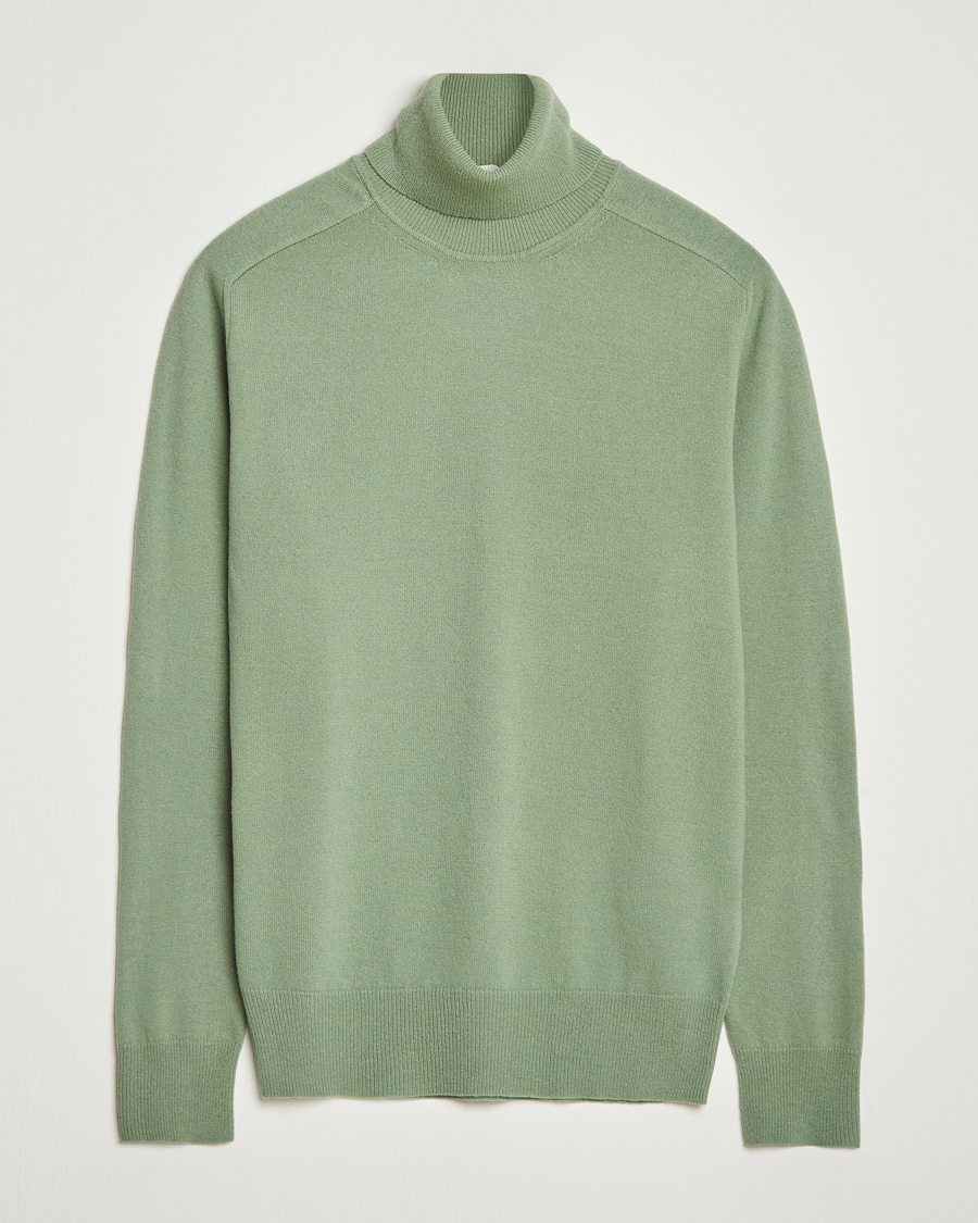 Herre | Gensere | Altea | Wool/Cashmere Rollneck Green