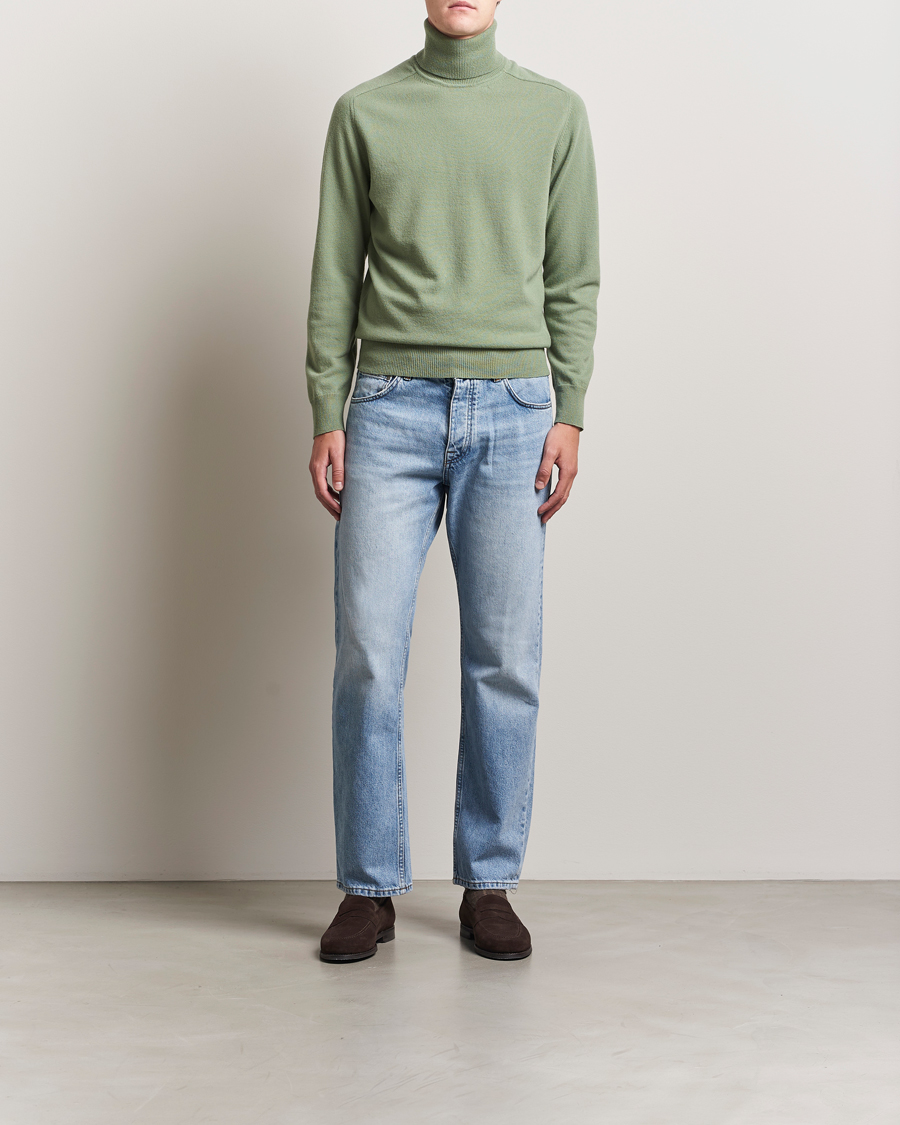 Herre | Gensere | Altea | Wool/Cashmere Rollneck Green