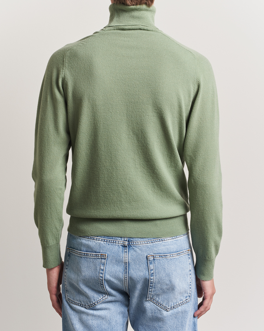 Herre | Gensere | Altea | Wool/Cashmere Rollneck Green