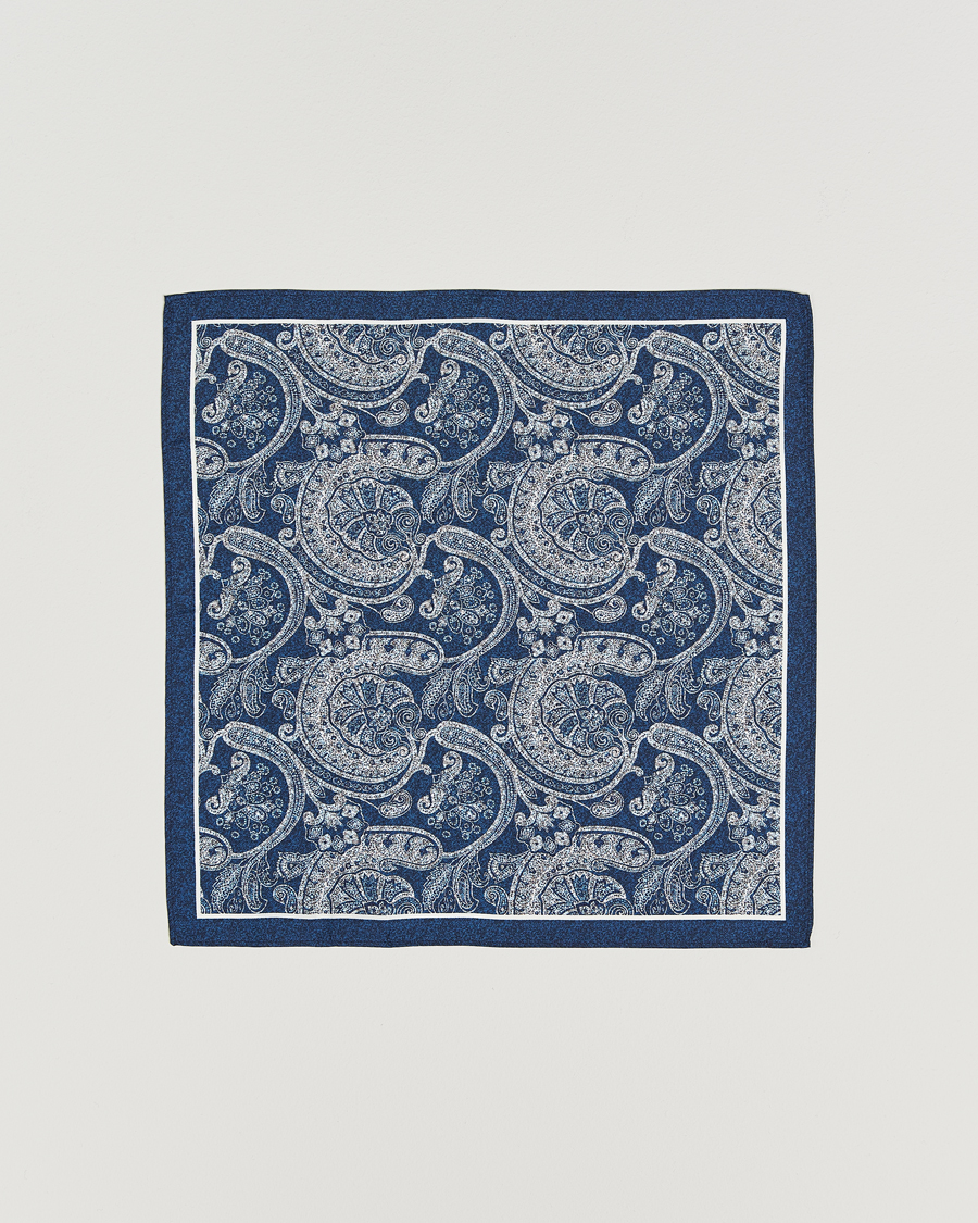 Herre | Slips | Amanda Christensen | Box Set Silk 8 cm Tie And Pocket Square Sky Blue