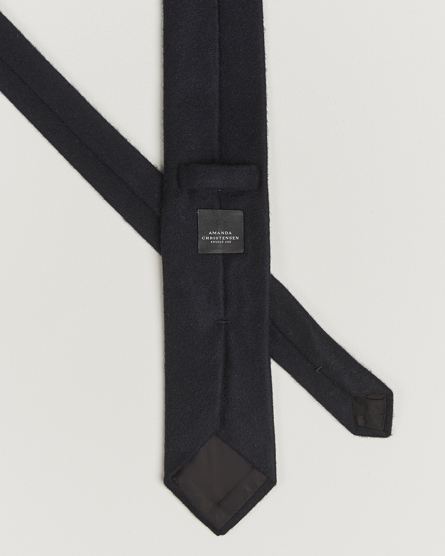 Herre | Slips | Amanda Christensen | Cashmere 8cm Tie Navy