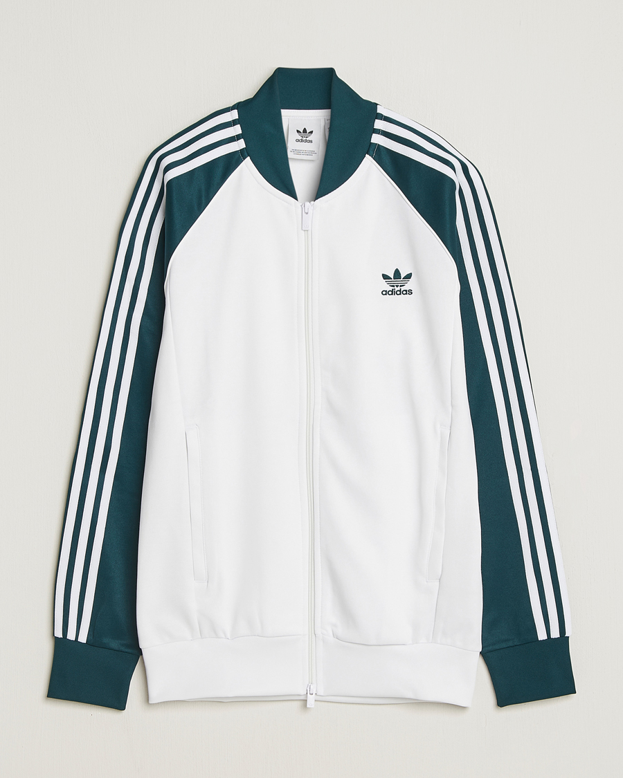 Herre | Gensere | adidas Originals | Classic Track Jacket White/Green