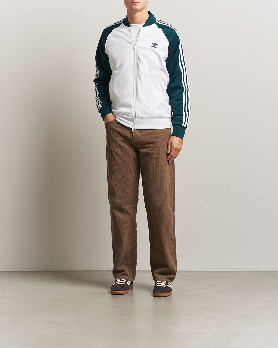 Herre | Gensere | adidas Originals | Classic Track Jacket White/Green