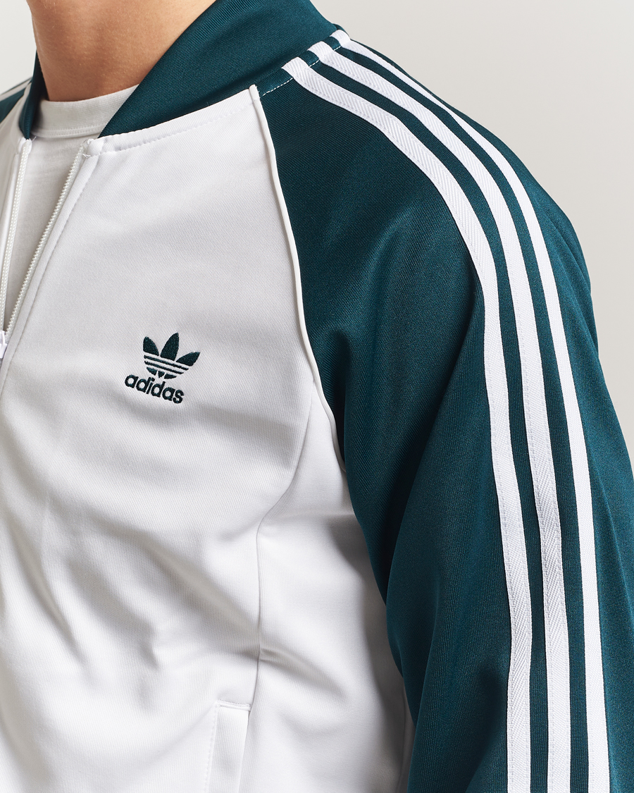 Herre | Gensere | adidas Originals | Classic Track Jacket White/Green