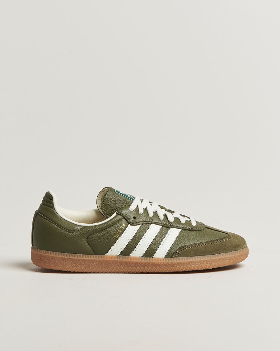 Herre | Sneakers | adidas Originals | Samba OG Sneaker Khaki Green/Off White