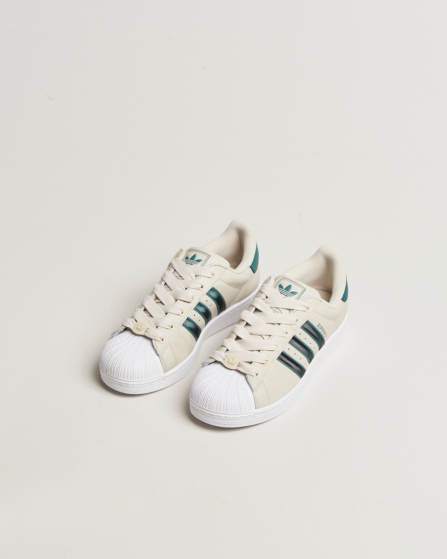 Herre | Sneakers | adidas Originals | Superstar II Sneaker Beige/Green