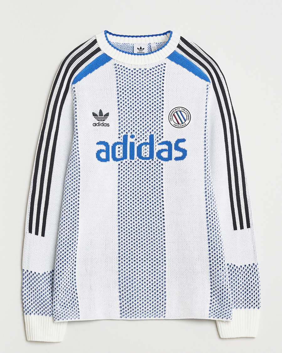 Herre | Gensere | adidas Originals | Knitted Football Sweater White