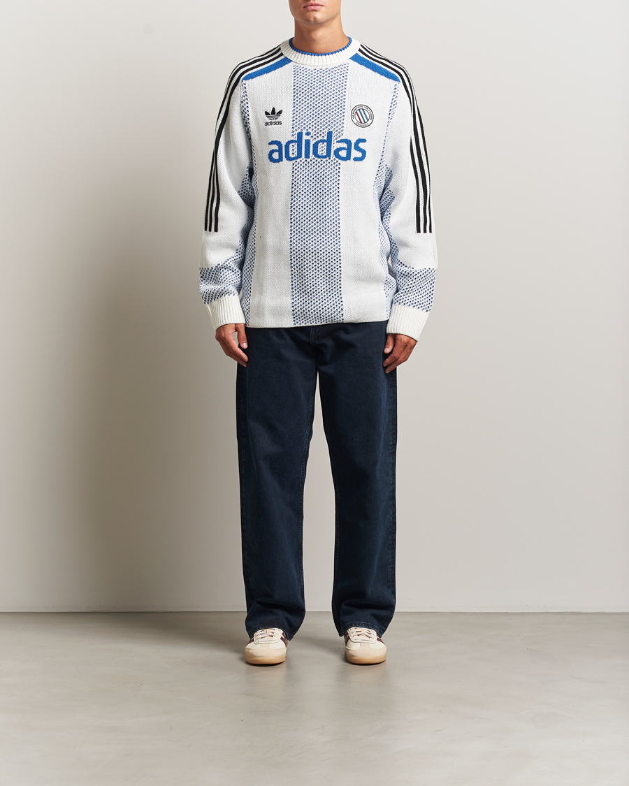 Herre | Gensere | adidas Originals | Knitted Football Sweater White