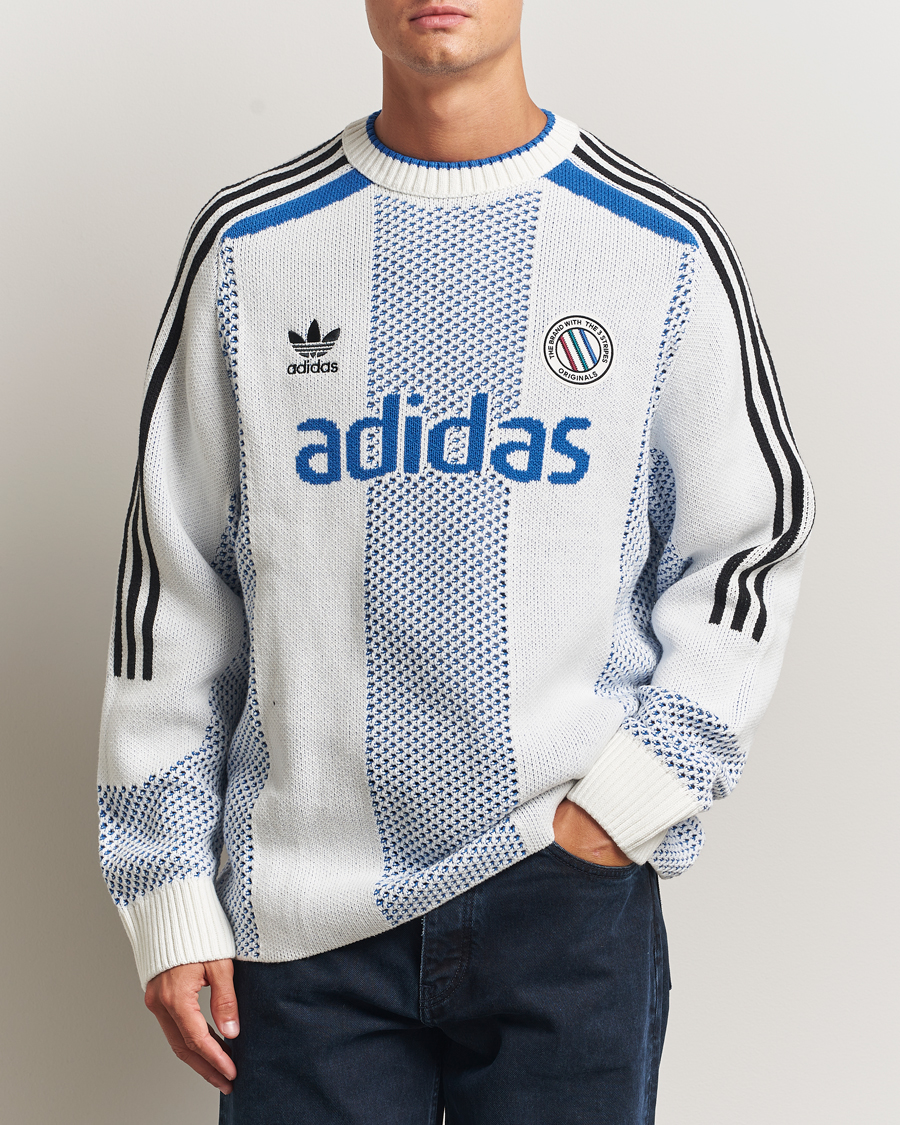 Herre | Gensere | adidas Originals | Knitted Football Sweater White