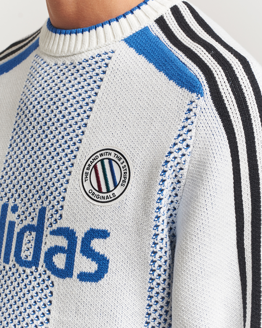 Herre | Gensere | adidas Originals | Knitted Football Sweater White