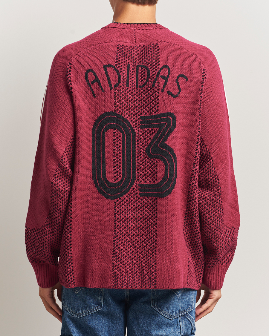 Herre | Gensere | adidas Originals | Knitted Football Sweater Legacy Burgundy