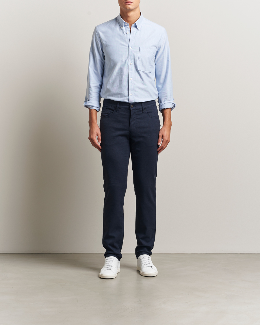 Herre | Bukser | Brax | Cadiz Woo.Look 5-Pocket Pants Universe Blue