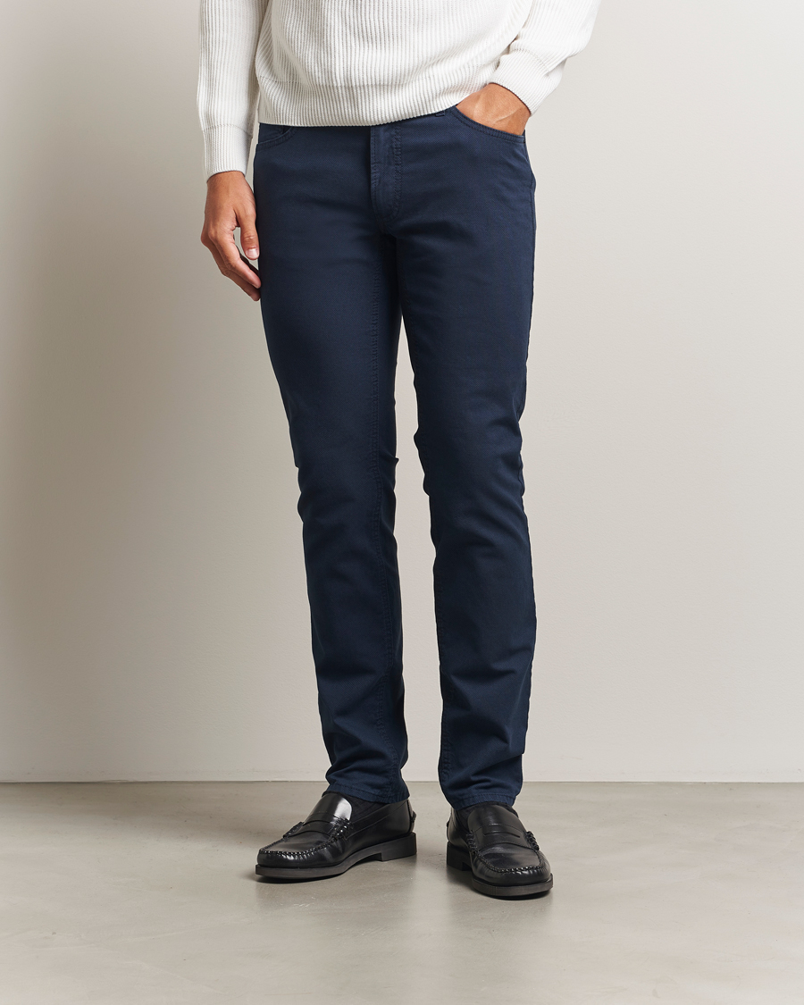Herre | Bukser | Brax | Chuck Hi-Flex 5-Pocket Pants Universe Blue