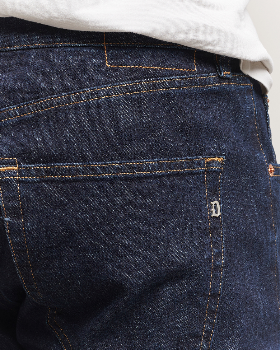Herre | Jeans | Dondup | Icon Regular Fit Jeans Dark Blue