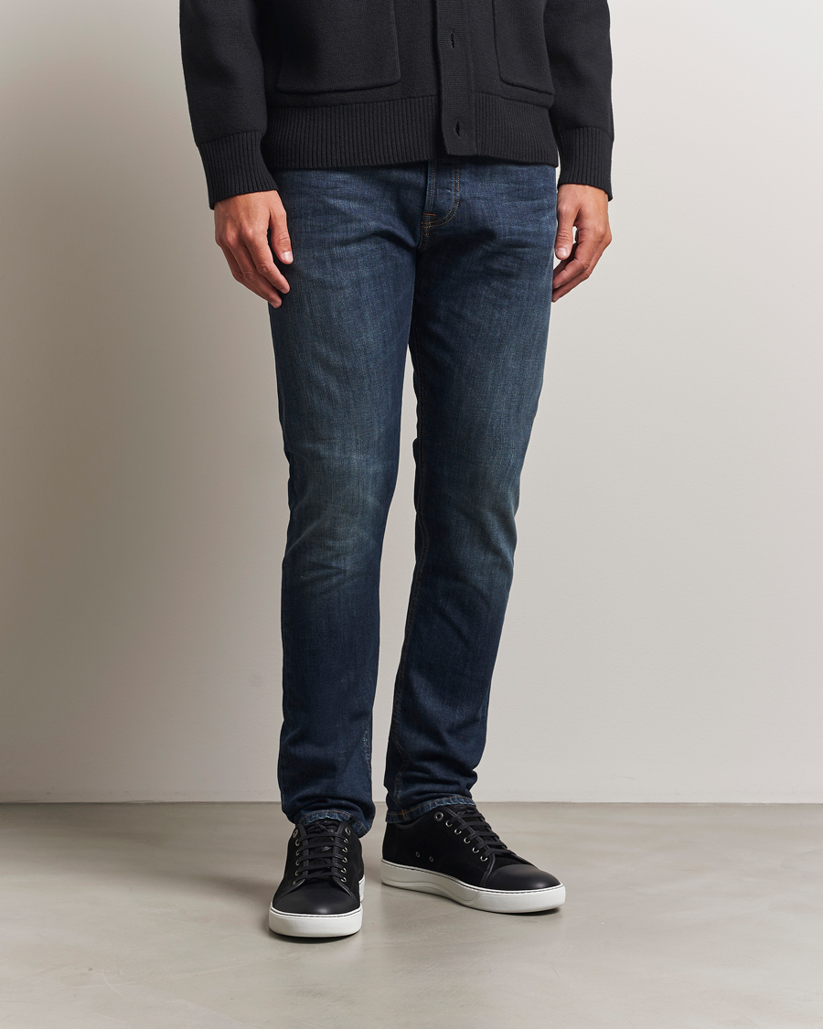Herre | Jeans | Dondup | Icon Regular Fit Jeans Dark Blue