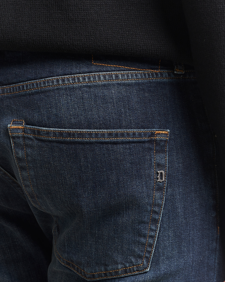 Herre | Jeans | Dondup | Icon Regular Fit Jeans Dark Blue
