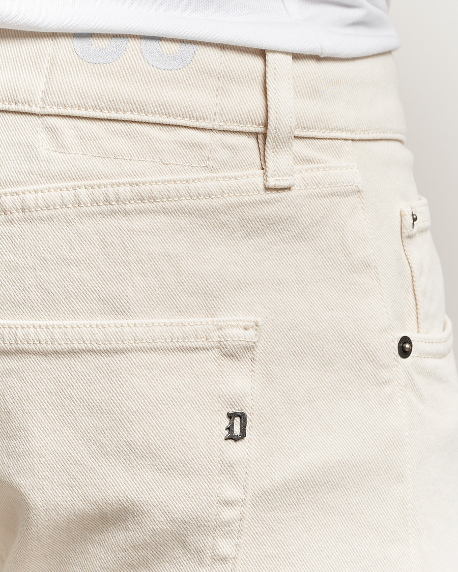 Herre | Bukser | Dondup | Icon Bullstretch 5-Pocket Pants Ecru