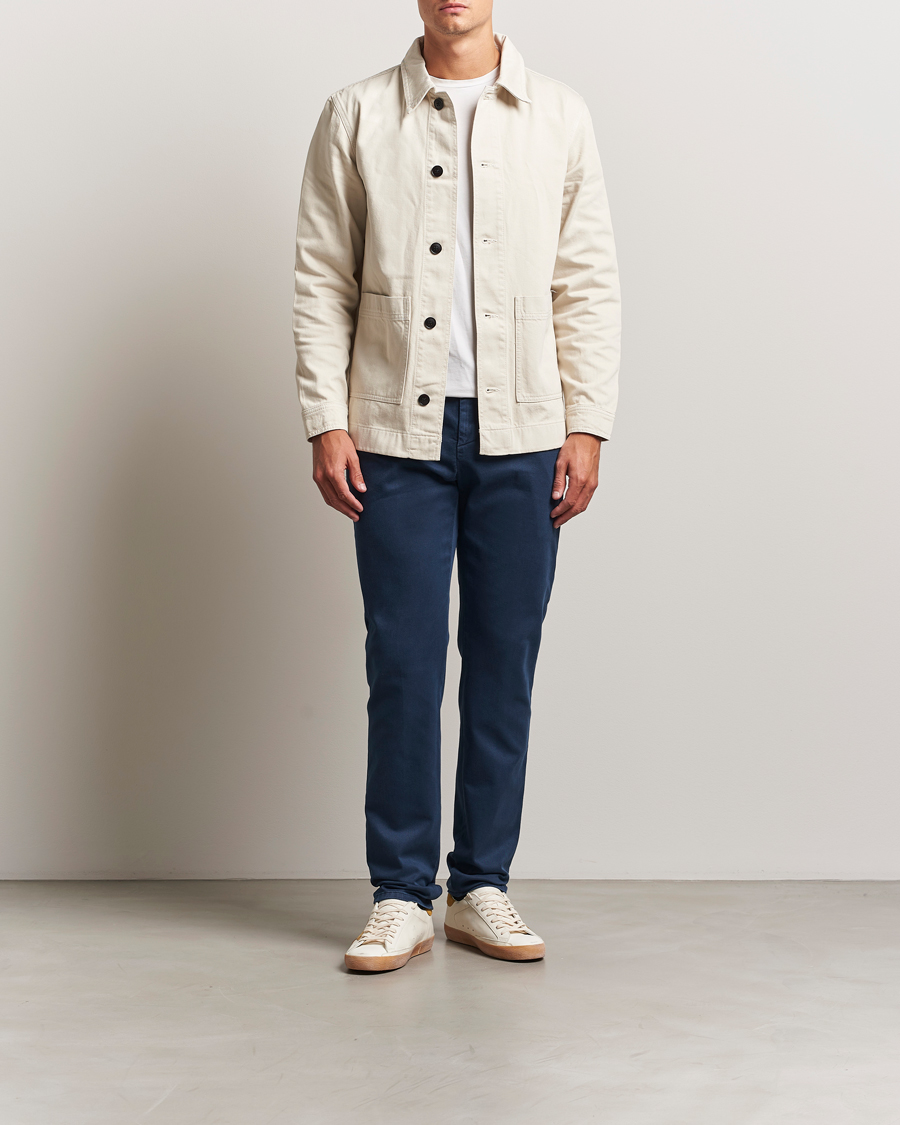 Herre | Bukser | Dondup | Spiritisimo Pleated Chinos Navy