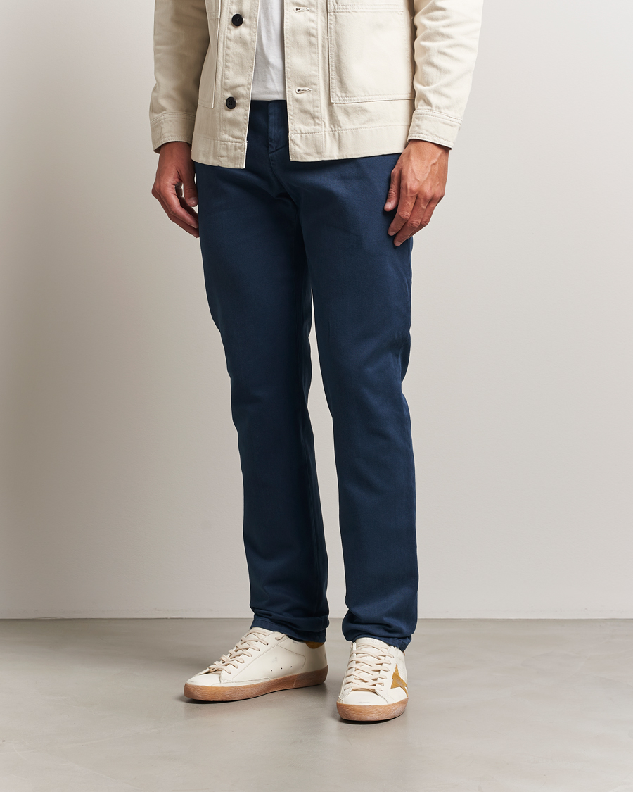 Herre | Bukser | Dondup | Spiritisimo Pleated Chinos Navy