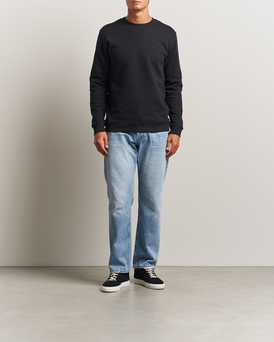Herre | Gensere | Dondup | Logo Crew Neck Sweatshirt Black