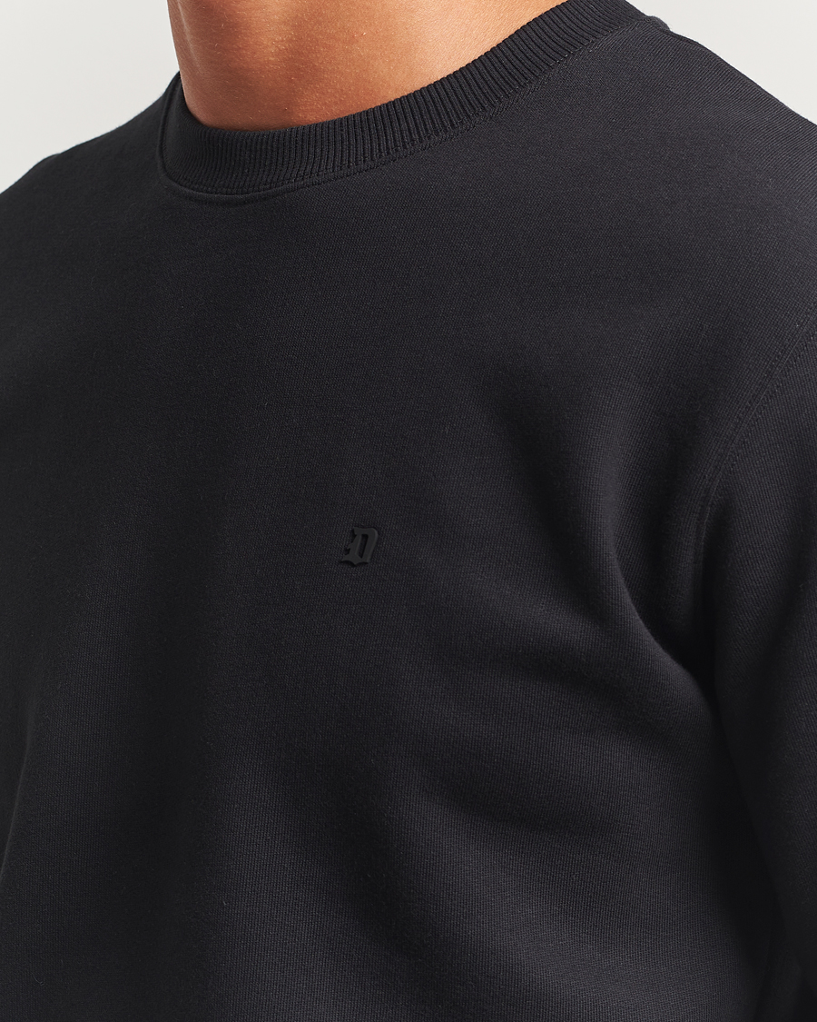 Herre | Gensere | Dondup | Logo Crew Neck Sweatshirt Black