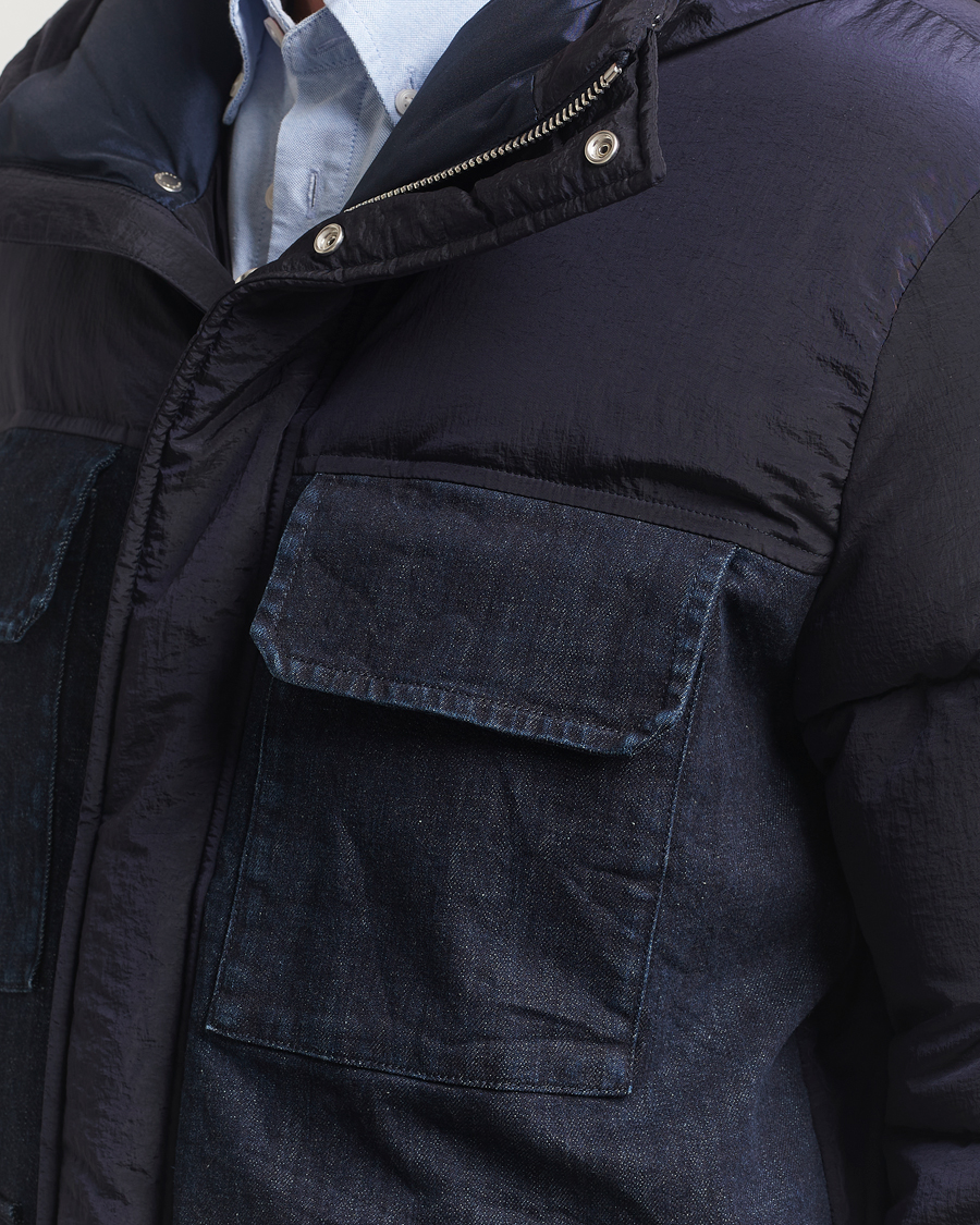 Herre | Jakker | Dondup | Puffy Hooded Down Jacket Navy