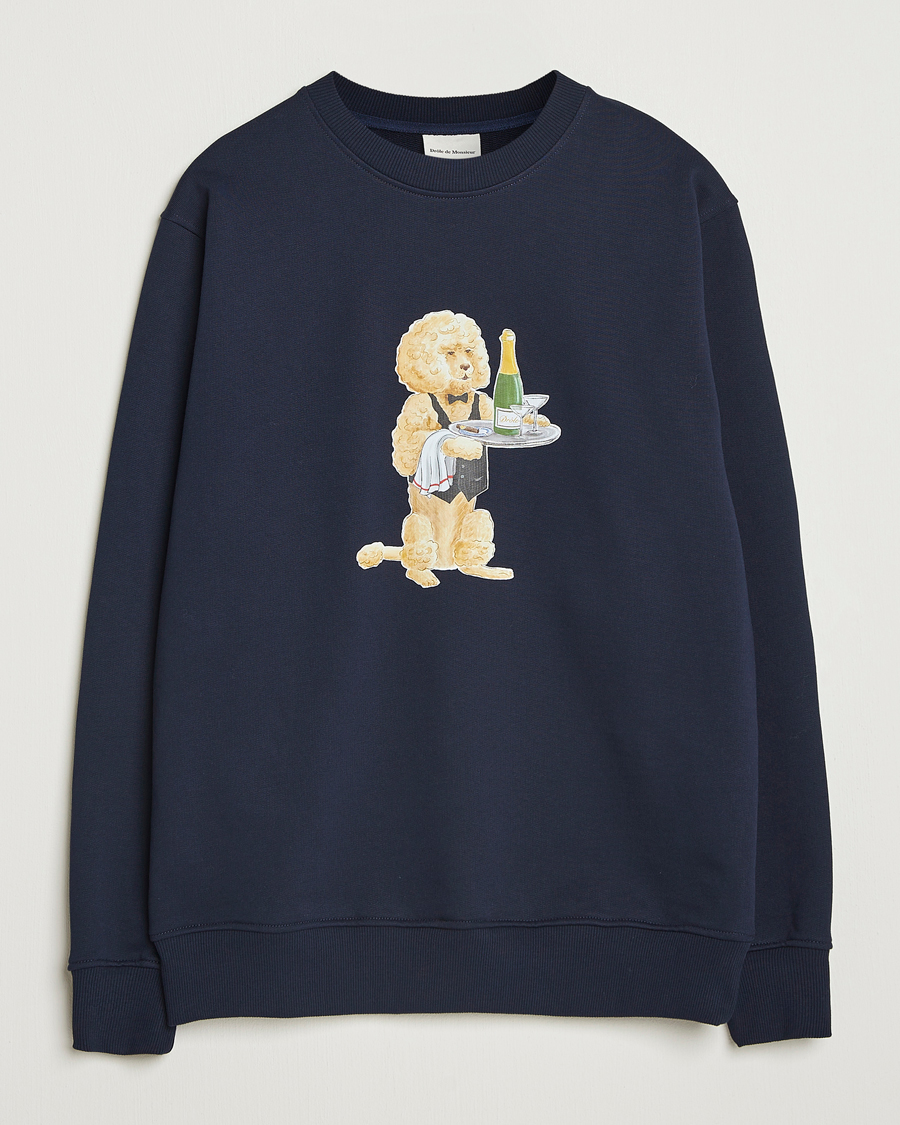 Herre | Gensere | Drôle de Monsieur | Poodle Sweatshirt Navy