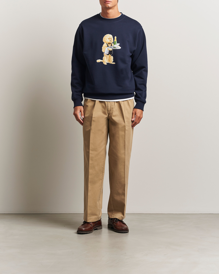 Herre | Gensere | Drôle de Monsieur | Poodle Sweatshirt Navy