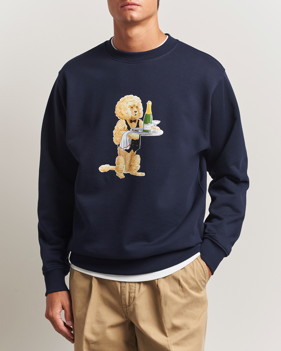Herre | Gensere | Drôle de Monsieur | Poodle Sweatshirt Navy