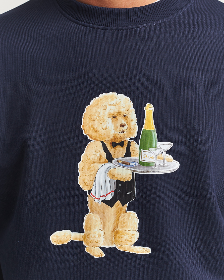 Herre | Gensere | Drôle de Monsieur | Poodle Sweatshirt Navy
