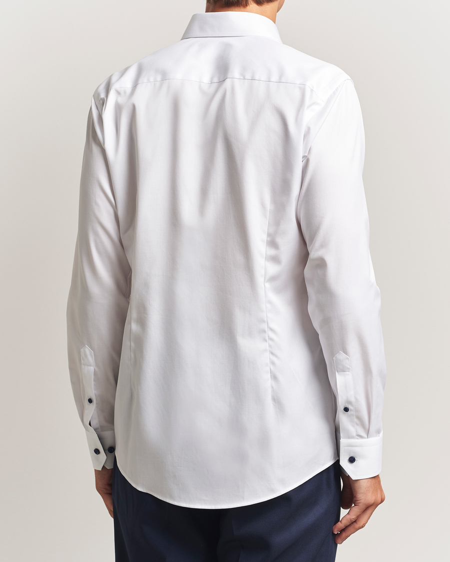 Herre | Skjorter | Eton | Slim Fit Signature Twill Contrast Shirt White