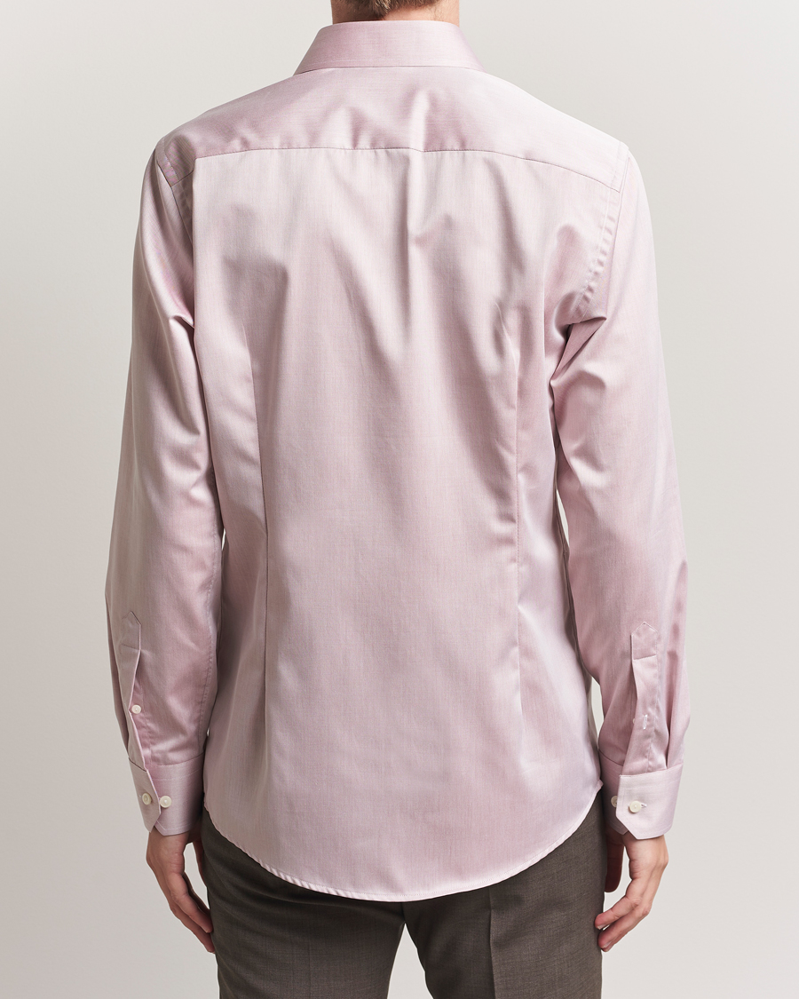 Herre | Skjorter | Eton | Slim Fit Signature Twill Shirt Brown