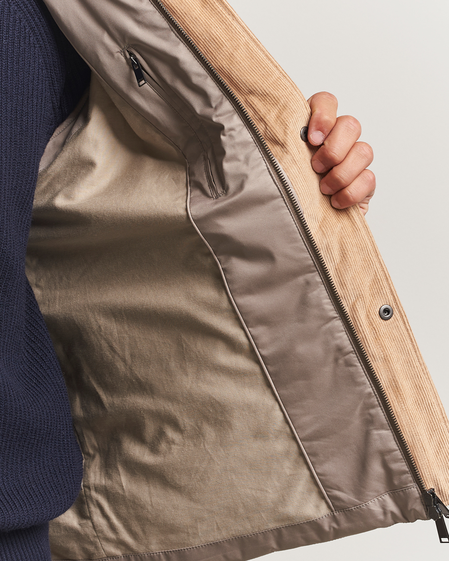 Herre | Vester | Eton | Quilted Shell Vest Beige