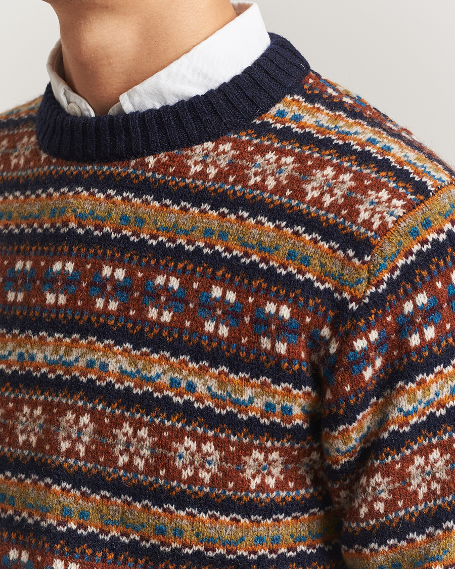 Herre | Gensere | Eton | Wool Knitted Fair Isle Sweater Multi
